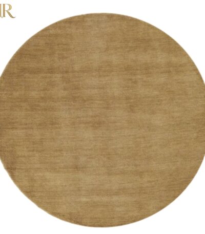 handmade round wool rug