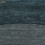 Handmade Rugs | Round Shape | Teal Blue | Solid Handloom Wool Rug For Living Room - Image 2