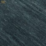 Handmade Rugs | Round Shape | Teal Blue | Solid Handloom Wool Rug For Living Room - Image 5