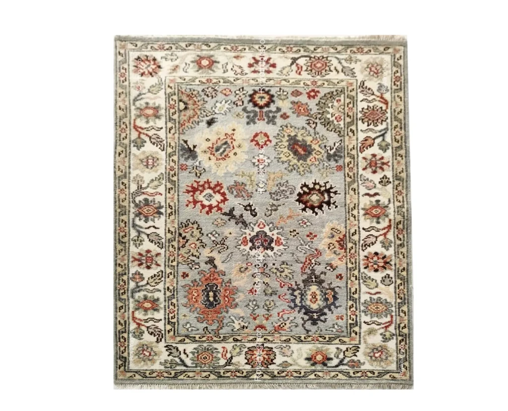 hand knotted wool rug