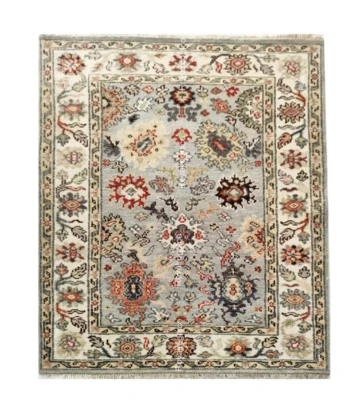hand knotted wool rug