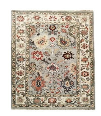 hand knotted wool rug