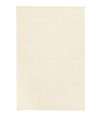 flatweave rug in ivory color